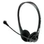 Equip mit Mikrofon, schwarz / Headset / 3,5-mm-Klinkenstecker / Kopfhörer / 1,8 m Kabel