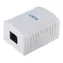 Equip Cat6 weiß / Datenbuchse / RJ-45 / UTP / 1 Port / Aufputzmontage