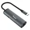 USB-C-LAN- Equip schwarz / USB-C-Adapter / Gigabit-Ethernet / PD 100W / 0,15 m