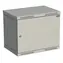 Solarix SENSA-9U-64-21-G / Wandschrank / 9 HE / 400 mm / Tür aus Metallblech / RAL 7035