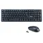 Equip Tastatur- und Maus-Set DE schwarz / Kabelloses Tastatur- und Maus-Set / 2,4 GHz / 105 Tasten / 1200 DPI