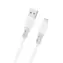 Dudao L25SM weiß / Datenkabel / USB-A / Micro-USB 3A / 1 m