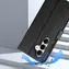Dux Ducis Lawa schwarze Hülle / Samsung Galaxy S25+ / Leder / abnehmbare magnetische Geldbörse
