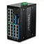 Trendnet TI-PG262 / Industrie-Switch / 24x Gigabit / 16x PoE+ / 2x SFP / 480 W PoE / DIN-Schiene