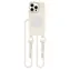 Tech-Protect MagNecklace beige / Schutzhülle / Apple iPhone 15 Pro / MagSafe / mit Trageband