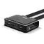 Lindy KVM-Switch mit 2 DisplayPort- und USB-C-Anschlüssen, schwarz / KVM-Switch / 4K 60Hz / USB 2.0 / Audio