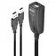 Lindy USB-Tastatur- und Maus-Switch, schwarz / KVM-Switch / 3x USB 2.0 / Kabel 1,1 m