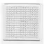 PLAYBOX Bügelperlen-Pad, quadratisch / Transparent / 7,5 × 7,5 cm