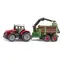 Siku Massey Ferguson Traktor mit Forstanhänger und Holzstämmen / ab 3 Jahren