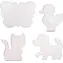 PLAYBOX Bügelperlen-Pads Tiere / 4 Stück / für Perlen  5 mm