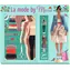 DJECO Kreativset „FASHION von Marie“ / 3 Puppen / Textilien und Accessoires / Kein Nähen erforderlich