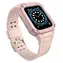 Hurtel Schutzhülle mit Armband für Apple Watch 42/44/45 mm, pink / Schutzhülle mit Armband