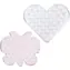 PLAYBOX Bügelperlen-Pads XL Schmetterling und Herz / Pads / 5 Stück /  9 mm