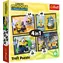 Trefl Puzzle Minions und Monster 4in1 / 35 + 48 + 54 + 70 Teile / 28,5 x 20,5 cm