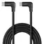 Lindy USB-C - USB-C 90°-Winkelstecker, schwarz / USB-Kabel / USB 3.2 Gen 2 / 10 Gbit/s / 1 m / PD 60 W
