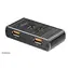 Akasa AK-SC01-BKCM / USB-Ladestation / 4 Anschlüsse / Schnellladung / gebürstetes Aluminium