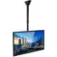 Techly Teleskop-Deckenhalterung für Fernseher (23-42 Zoll) / Deckenhalterung für Fernseher / 50 kg / VESA-kompatibel / neigbar / drehbar / schwarz