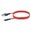 Schwaiger USB-A - Lightning rot / Datenkabel / 1,2 m / MFi-zertifiziert / Nylongeflecht / 2,4 A