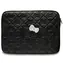 Hello Kitty PU-Stepp-Schleifen schwarz / Laptoptasche / 13"/14"
