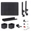 StarTech Klemmbarer Schreibtisch-Organizer, schwarz / Zubehör-Organizer / Stahl-Lochplatte / 42 x 32 cm / 2,6 kg