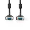 Nedis VGA-Kabel schwarz / Kabel / VGA-VGA / Vernickelte Stecker / 5 m / Max. 1280x768