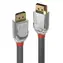 Lindy Cromo Line grau / DisplayPort-Kabel / 5 m / 4K 4096×2160 60Hz / vergoldete Anschlüsse / DisplayPort 1.2