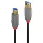 Lindy Anthra Line USB-A - USB-B 2 m schwarz / USB-Kabel / USB 3.2 Gen 1 / 5 Gbit/s
