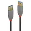 Lindy Anthra Line USB-A - USB-A 1 m schwarz / USB-Kabel / USB 3.2 Gen 1 / 5 Gbit/s