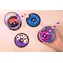 PLAYBOX Runde Bügelperlenmatte / Transparent /  8 cm