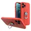 Hurtel Ring Case rot / Schutzhülle / Samsung Galaxy S21 FE / Silikon, Ring und Ständer
