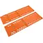 Compass Rettungsmatte, faltbar, orange / Rettungsmatten / 2er-Set / 18 x 60 cm / Polypropylen