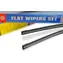 Compass FLAT SET (CUBE) 710+430mm / Scheibenwischer / flach / 2er-Set (Fahrer + Beifahrer)