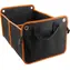 Compass Doppel-Kofferraum-Organizer Schwarz-Orange / Kofferraum-Organizer / 56 l / 54 x 34 x 31 cm / faltbar