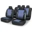 Compass Poly blau / Autoabdeckungen / 9-teiliges Set / mit Seitenairbag
