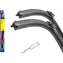 Compass Scheibenwischer Flach TALON 550+410mm / Scheibenwischer / Fahrer- + Beifahrerset / Dacia Dokker, Dacia Lodgy