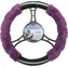 Compass DIAMOND lila-schwarz / Lenkradbezug / für Lenkräder 37-39 cm