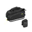 Topeak MTX Trunk DXP schwarz / Fahrradträgertasche mit Seitenwänden / 19,4 l / QuickTrack MTX / 600D Polyester