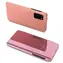 Hurtel Clear View Hülle mit Klappe, pink / Flip-Hülle / Samsung Galaxy A03s