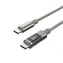 Choetech XCC-1068 grün / USB-C (M) - USB-C (M) Kabel / PD 60W / Display mit Betriebsanzeige / 1,2 m