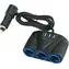 Compass Kfz-Steckdosenverteiler + 3x USB / Zigarettenanzünder-Hub / 12/24 V / 3x USB 5V 3500mA / max. 7,5A