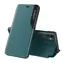 Hurtel Eco Leather View Case grün / Klapphülle mit Ständer / Apple iPhone 13 Pro Max