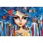 MAGNOLIA Puzzle Mädchen mit Fisch / 1000 Teile / 68 x 48 cm