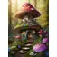 ALIPSON Puzzle Pilzhaus im Wald / 500 Teile / ab 12 Jahren