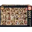 Educa Miniaturpuzzle Sixtinische Kapelle / 1000 Teile