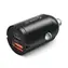 Orico MiniRing schwarz / Kfz-Ladegerät / USB-A + USB-C / 30 W