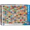 EUROGRAPHICS Puzzle VW Groovy Bus / 1000 Teile / 67,6 × 48,9 cm