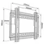 TB Touch TB-250 / TV-Wandhalterung / fest / bis zu 42" / VESA 200x200 / bis zu 40 kg