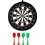ALLTOYS Klett-Zielscheibe mit 4 Pfeilen /  36 cm / 2 Farben