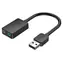 Vention externe Soundkarte USB 2.0 15 cm / Externe Soundkarte / USB 2.0 / 3,5 mm TRS