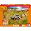Schmidt Puzzle Schleich: In der Savanne / 60 Teile / Geschenk Schleich Figur